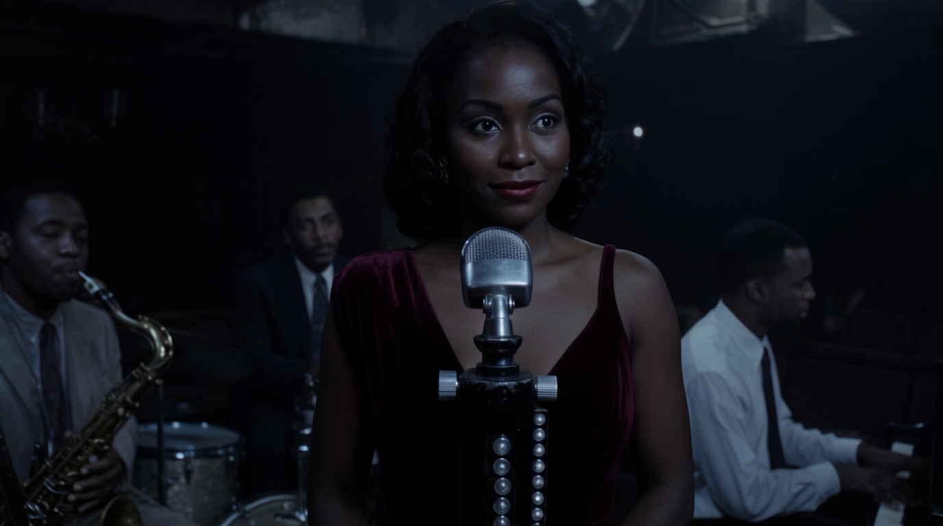 Chanteuse de Club de Jazz des Années 1940