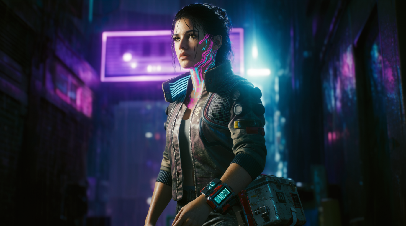 Médecin de Rue Cyberpunk