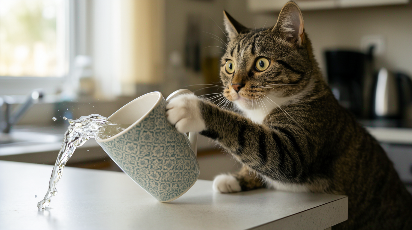 El Gato Tira la Taza