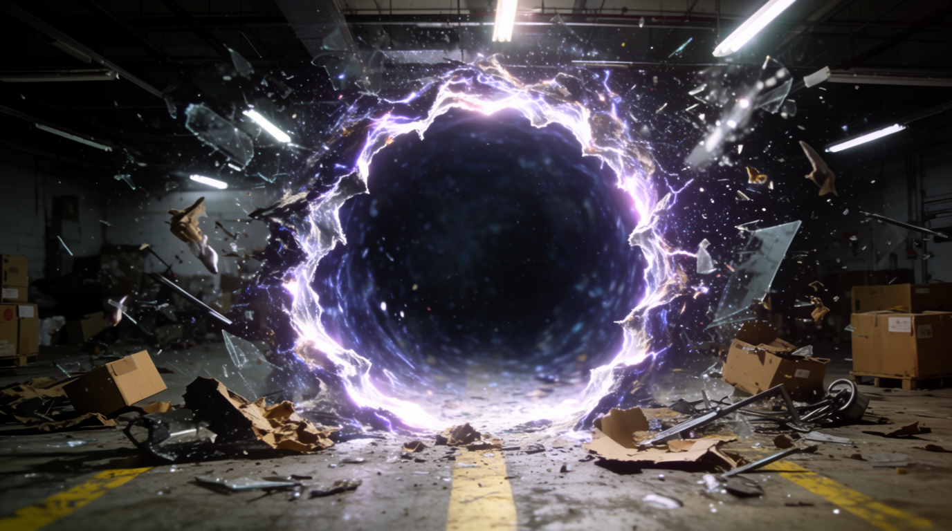 Portal se Abre Rasgando el Aire