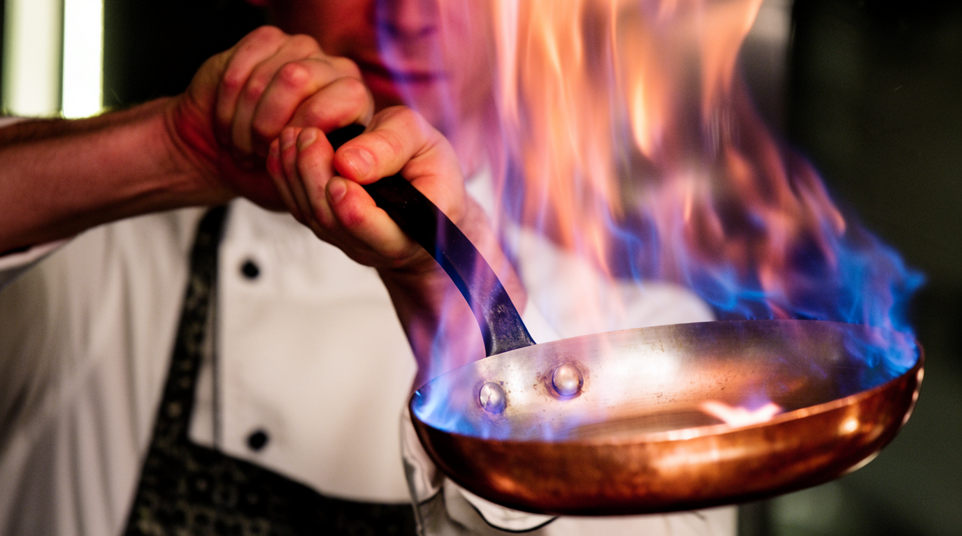 Flambe in Close-Up