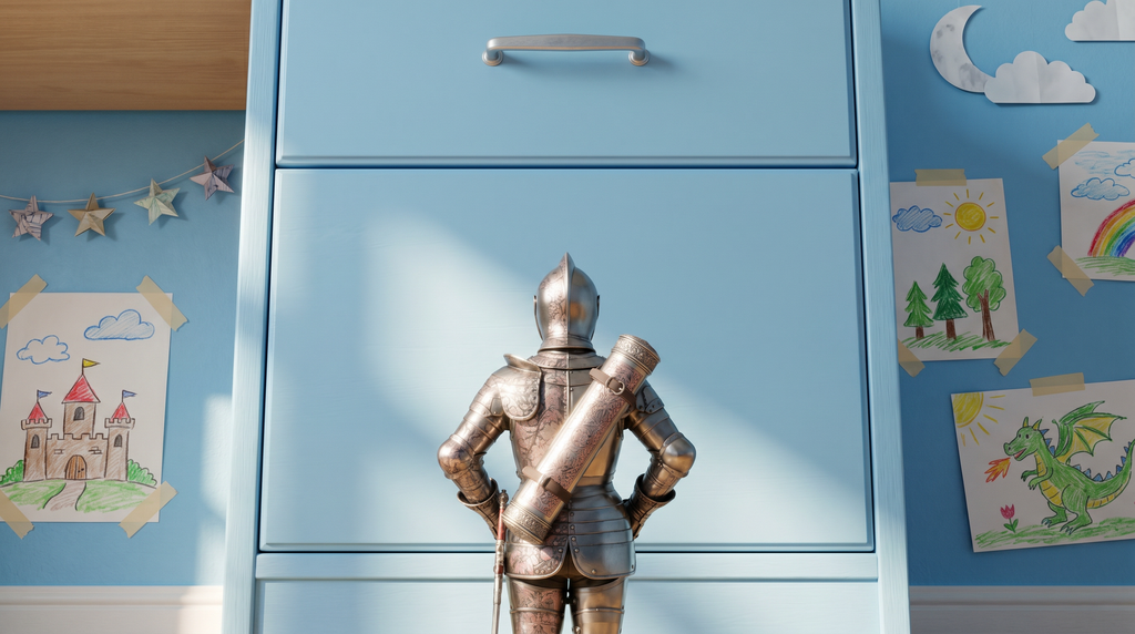 A tiny knight in live action